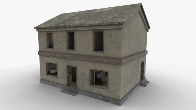 house 02 Model 3D .c4d .max .obj .3ds .fbx .stl .blend