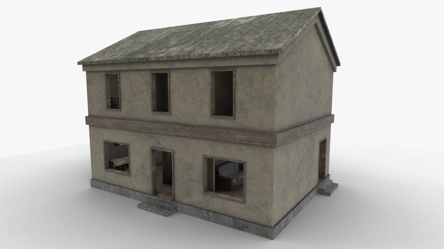 house 02 3D Model .c4d .max .obj .3ds .fbx .stl .blend 