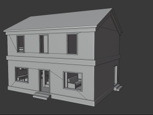 house 02 Model 3D