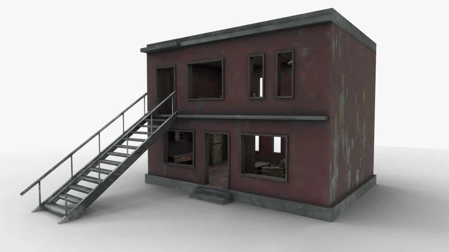 house 01 3D Model .c4d .max .obj .3ds .fbx .stl .blend 