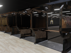 shooting range 3D Модель