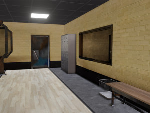 shooting range Modello 3D