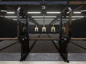 shooting range Modello 3D