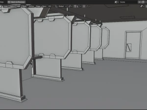 靶场 3D 模型