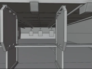 靶场 3D 模型