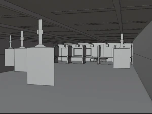 靶场 3D 模型