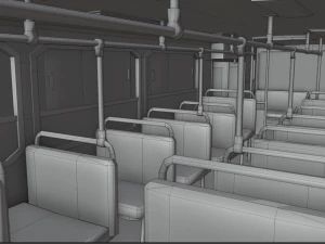 old bus - pbr 3D Model