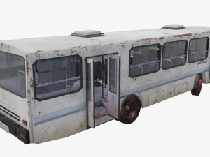 old bus - pbr 3D Model