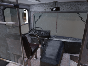 old bus - pbr Model 3D