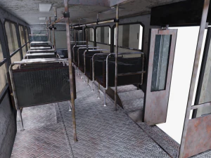 old bus - pbr 3D Model