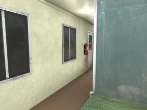 office containers with interior 3D 模型