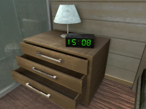 office containers with interior 3D Model