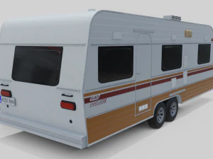 caravan karmann guia kc 640 3D Model