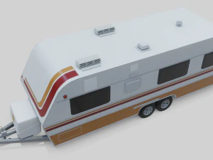 caravan karmann guia kc 640 3D Model