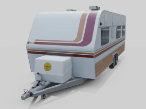 caravan karmann guia kc 640 3D Model