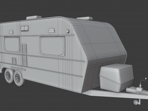 caravan karmann guia kc 640 3D Modell