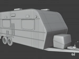 caravan karmann guia kc 640 3D Model