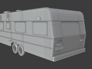 caravan karmann guia kc 640 3D Modell