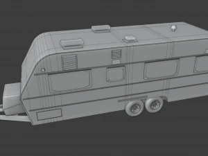 caravan karmann guia kc 640 3D Model