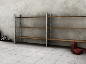 Old gas station abandoned 3D 모델