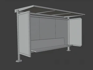 bus stop 3D Model