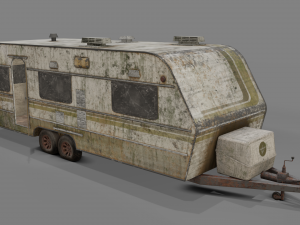 abandoned caravan 3D Model