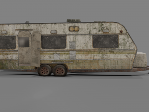 abandoned caravan 3Dモデル