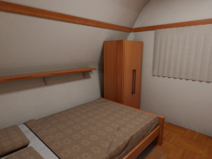 karmann guia kc - interior 3D Model