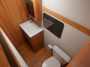 karmann guia kc - interior 3D Model