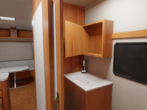 karmann guia kc - interior 3D Model