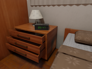 karmann guia kc - interior 3D Model