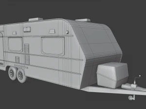 karmann guia kc - interior 3D Model