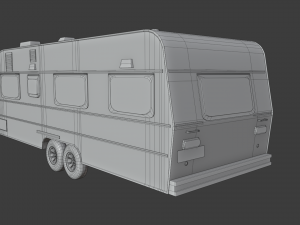 karmann guia kc - interior 3D Model