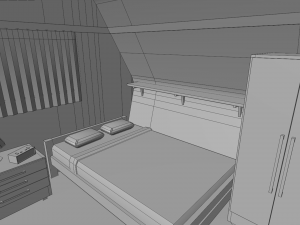 karmann guia kc - interior 3D Model