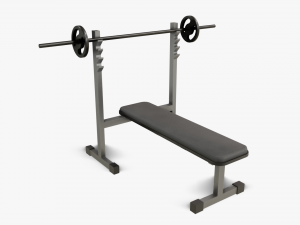 gym equipaments 3D Модель