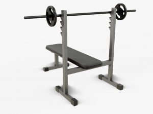 gym equipaments 3D Модель