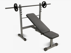 gym equipaments 3D Модель