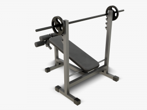 gym equipaments 3D Модель