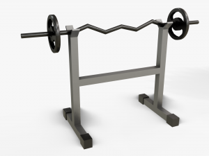 gym equipaments 3D Модель