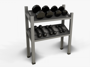 gym equipaments 3D Модель