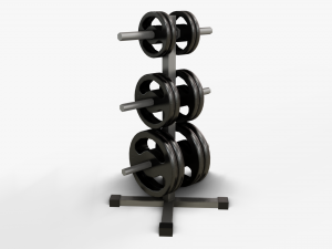 gym equipaments 3D Модель