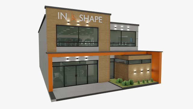 gym 3Dモデル .c4d .max .obj .3ds .fbx .stl .blend 