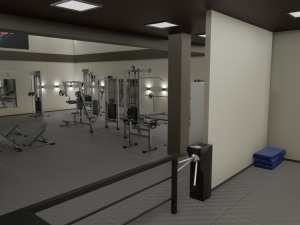 gym 3Dモデル