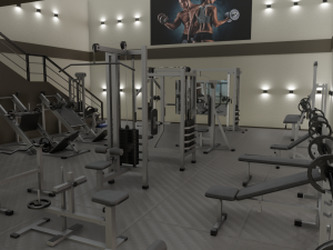 gym 3Dモデル