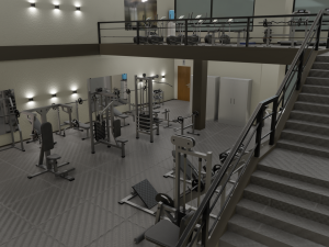 gym 3Dモデル