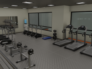 gym 3Dモデル