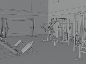 gym 3Dモデル