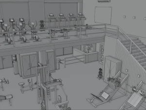 sportschool 3D Model