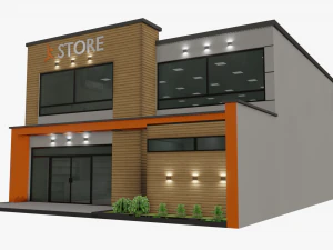 negozio Modello 3D
