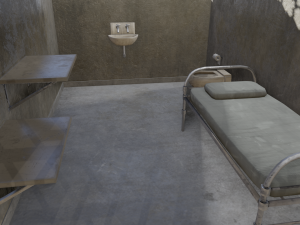 prison cells - penitentiary Model 3D
